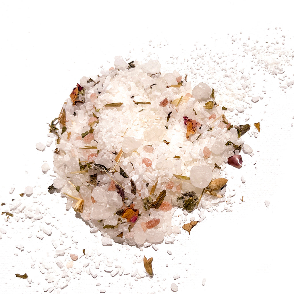 Prosperity Herbal Bath Soak jar — hand-blended botanical bath salts — Jewels from the Nile