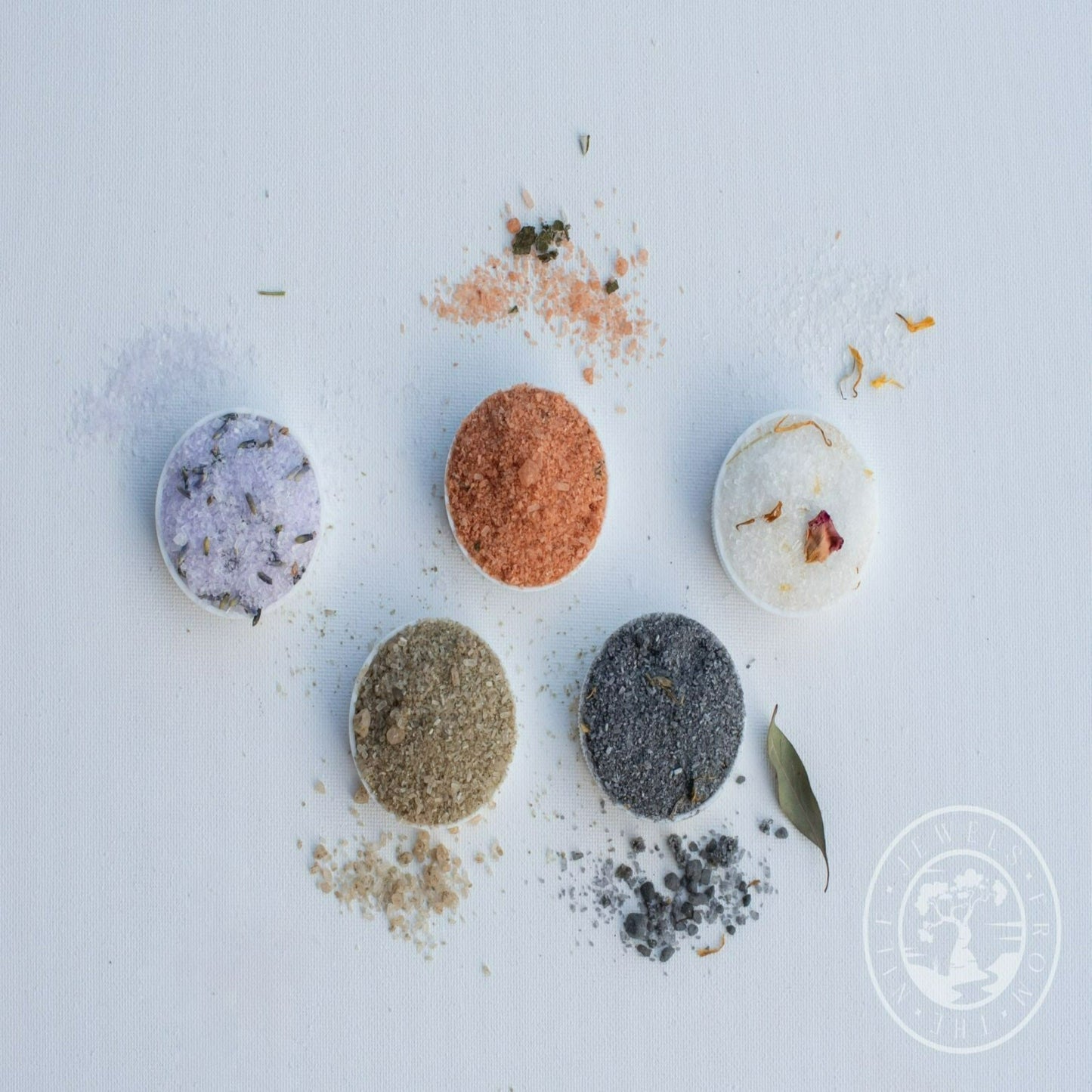 Purification cleansing bath salts — hand-blended ritual soak for release and renewal