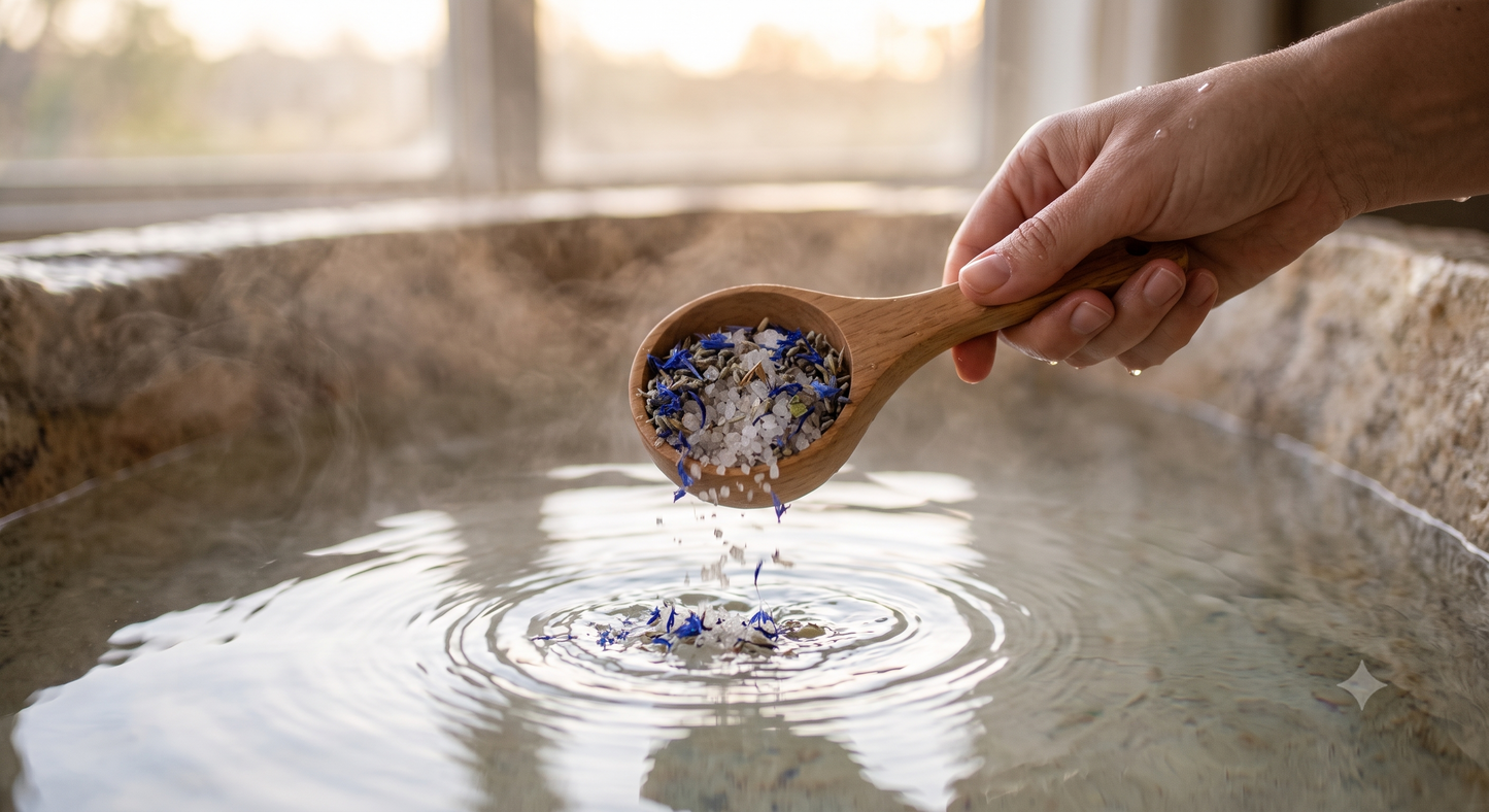 Balance Bath Soak jar — citrus ritual salts hand-blended with Epsom and sea salt — Jewels from the Nile