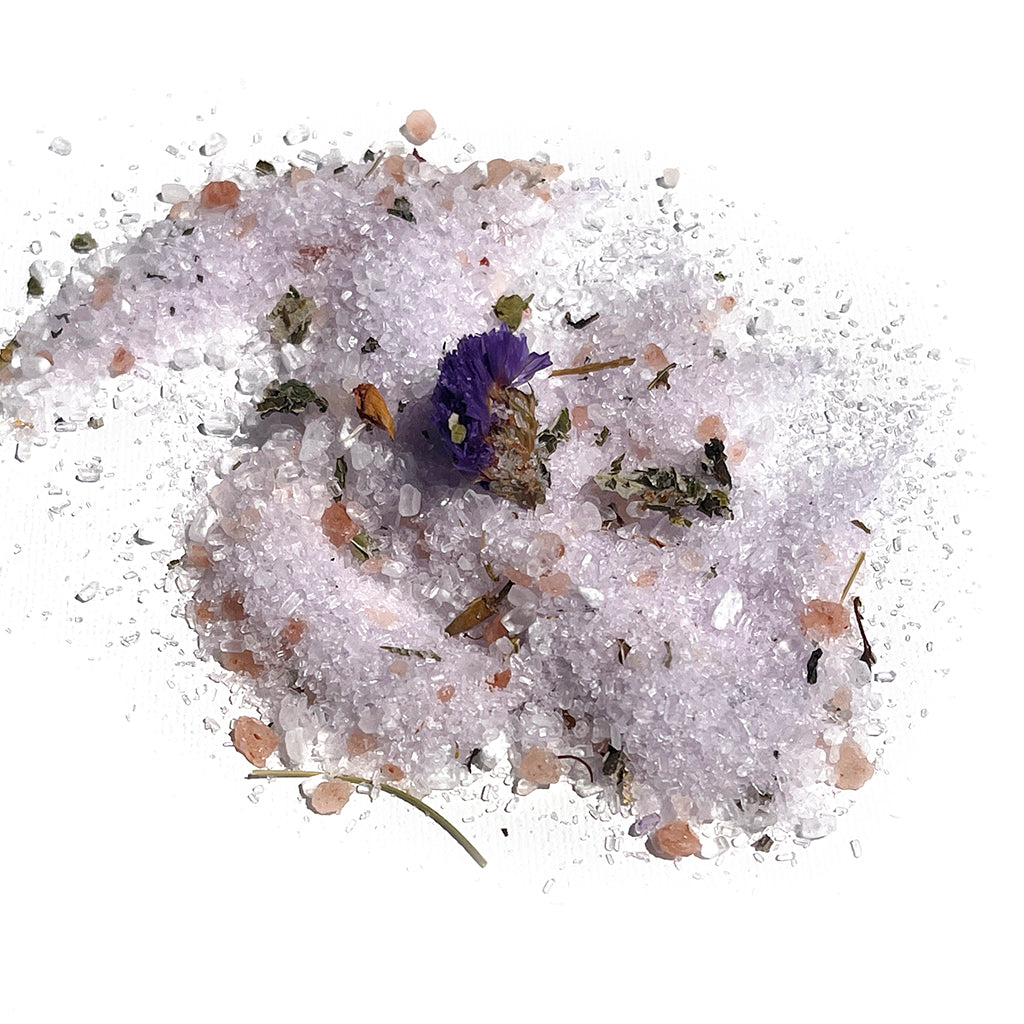 Magnetism abundance ritual bath salts, hand-blended with lavender and rose — Jewels from the Nile