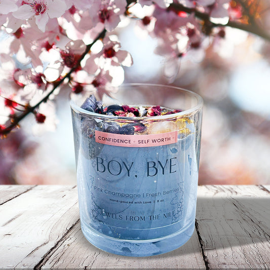 Boy, Bye Crystal Candle